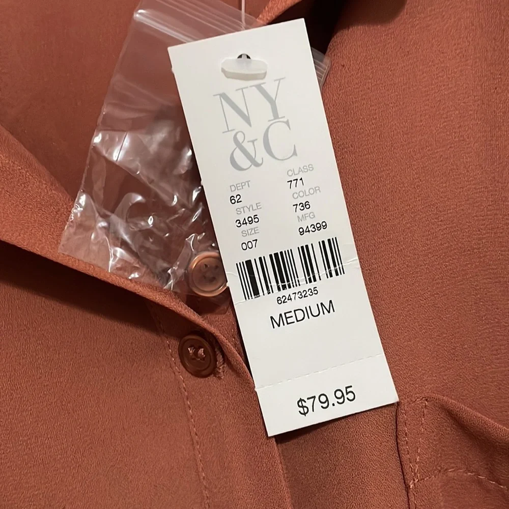 New York & Company button down maxi dress - Picture 5 of 10
